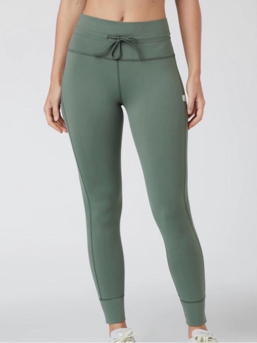 Vuori Daily Form Legging with Drawstring Waist Marsh Green Large